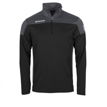 Stanno Pride 1/4 Zip Top Schwarz-Anthrazit